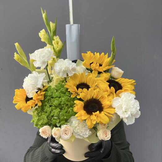 Яркая солнечная композиция с Подсолнухами 🌼