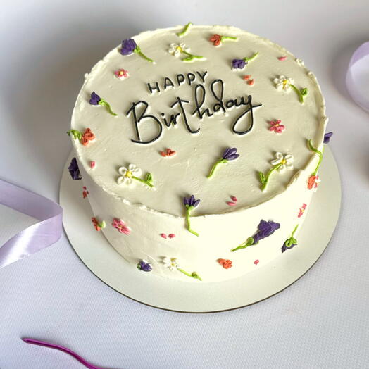 Торт Happy Birthday без сахара
