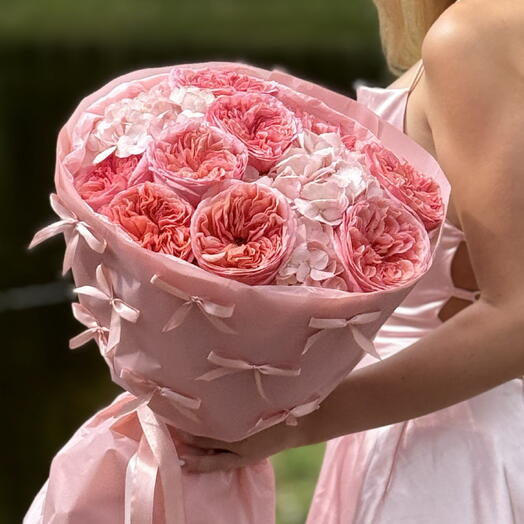 Букет розовая нежность 🌸