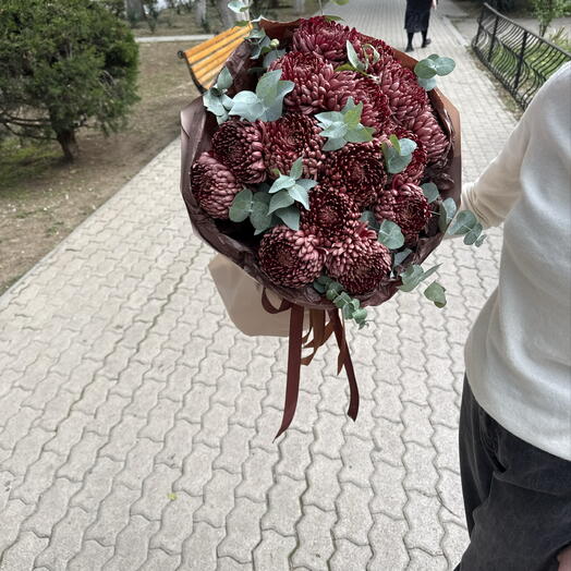 Винная хризантема одноголовая