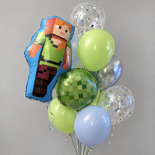 ⛏️ 🎮Набор шаров «Minecraft»