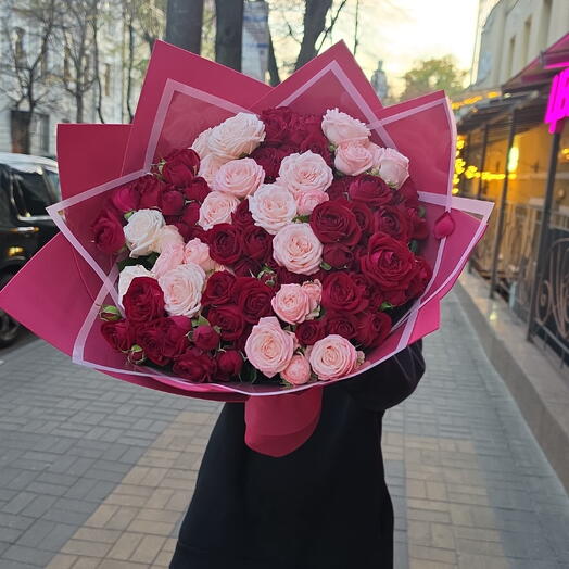 25 кустовых роз😄🌸