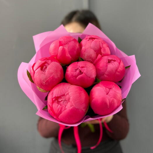 7 пионов Корал Шарм 💖