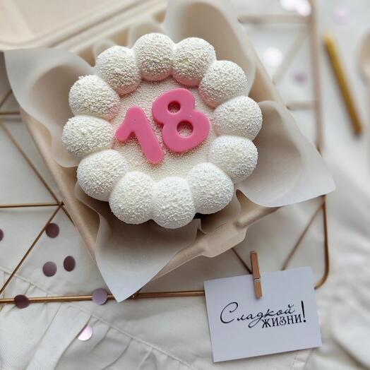 Муссовый бенто торт "18 лет"