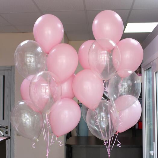 Two fountains of delicate color 22 balls