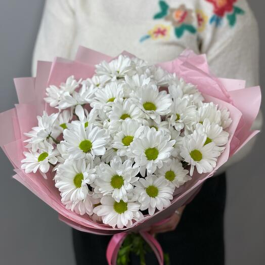 Букет для мамы🌸 5 кустовых хризантем ромашек