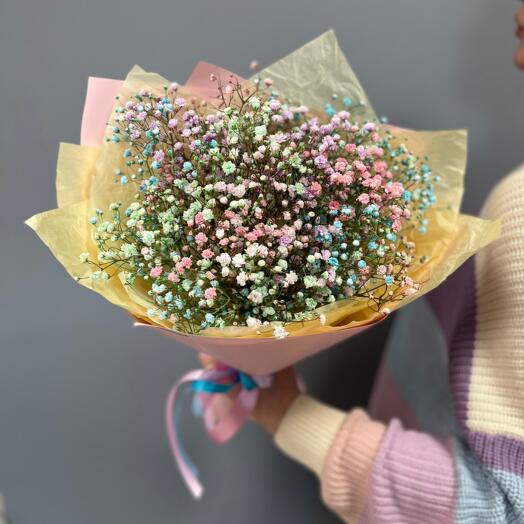 Bouquet of gypsophila