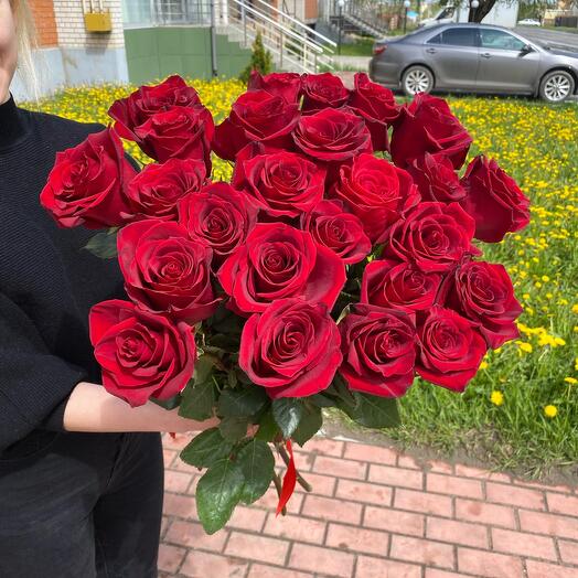 Моно букет из импортной розы