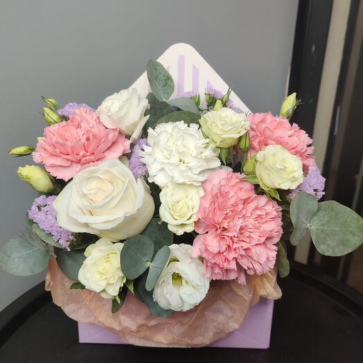 Envelope with flowers