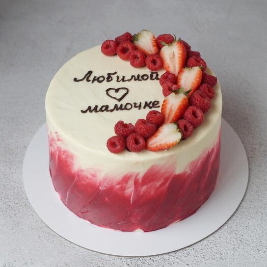 Cake for "Beloved Mom"