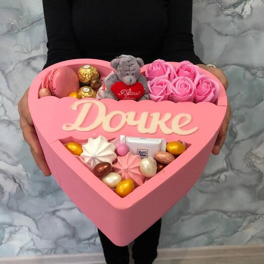 A sweet gift to my daughter in a penobox heart
