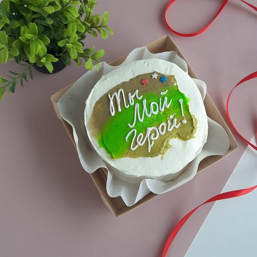 Pastel de Bento para marido, amigo, hijo, papá el 23 de febrero