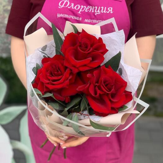 Rosas francesas rojas