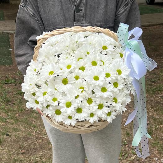 Basket with flowers