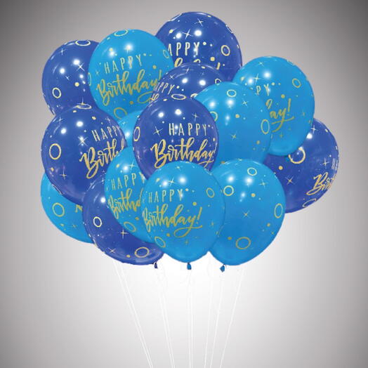 15 Happy Birthday Balloon Set