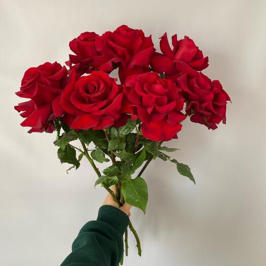 Bouquet of 7 French roses