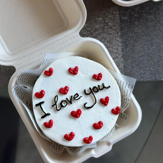 Pastel de Bento "I Love you"