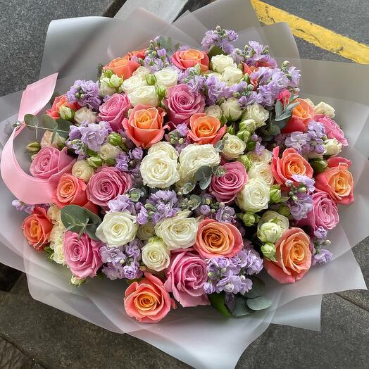 Original bouquet "Lavender dawn"