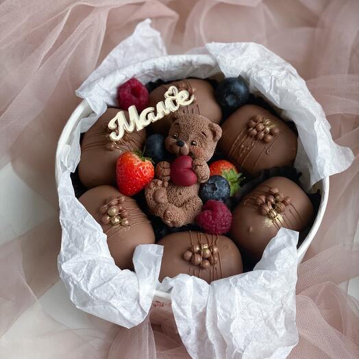 Пирожное картошка с МИШКОЙ