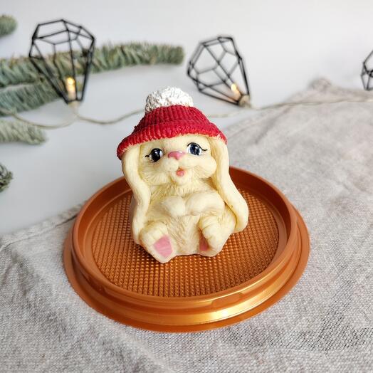 Шоколадная фигурка Заяц новогодний