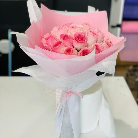25 Pink Rose Bouquet