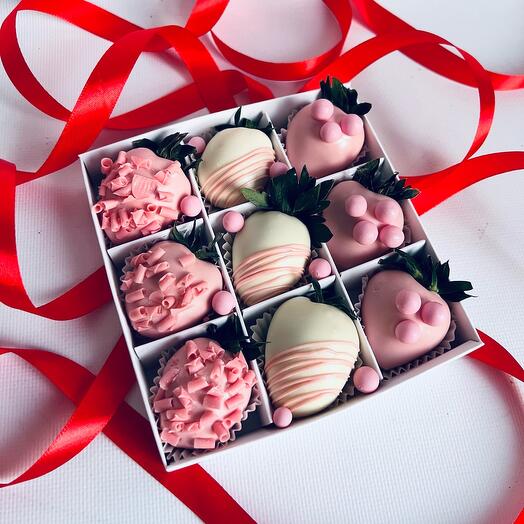 Клубника в шоколаде 9 шт
