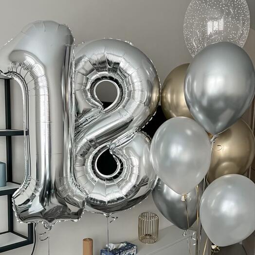 Шары 18-летие