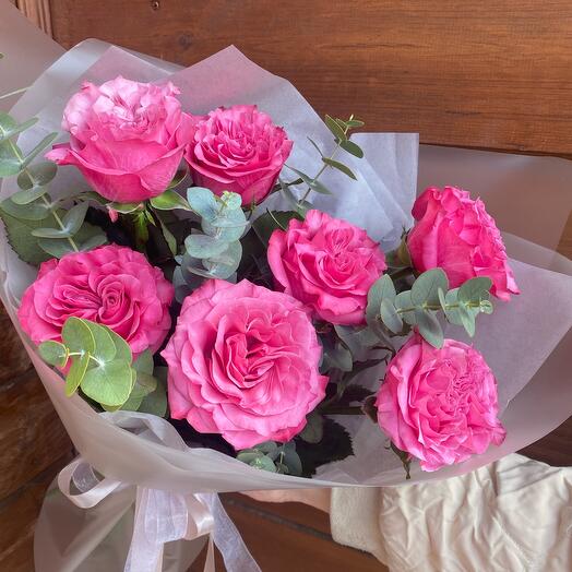 Букет из пионовидных роз Country Blues