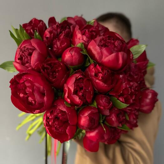 Букет из пионов, пионы букет