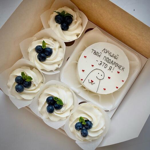 Набор бенто и капкейки