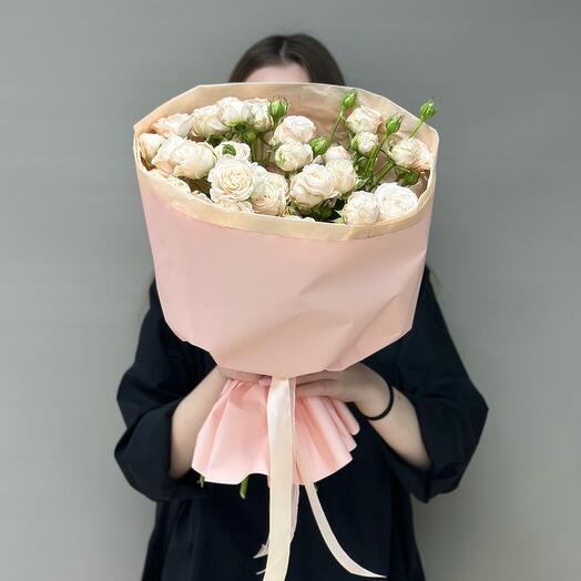 Моно из кустовых роз