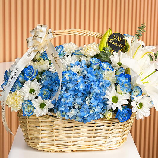 Blue Serenity Basket