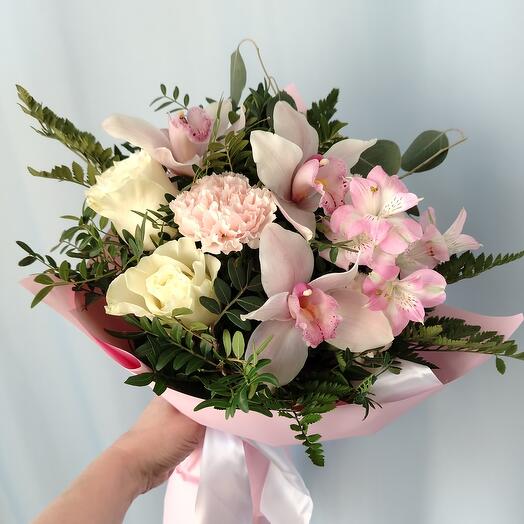 Составной букет "Дикая орхидея"