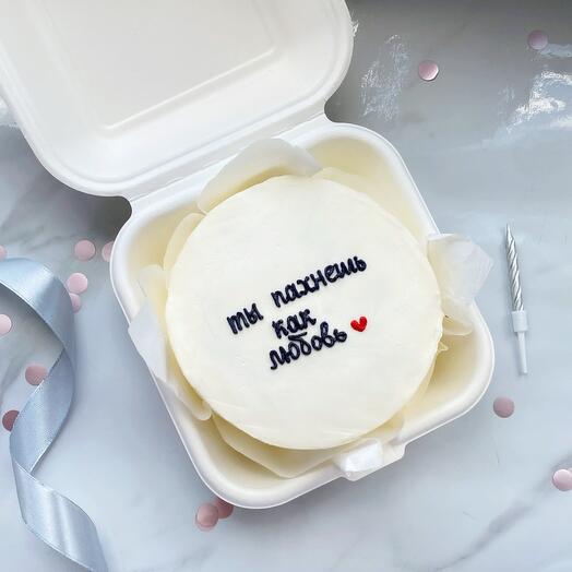 Бенто-торт «ты пахнешь как любовь» на 14 февраля