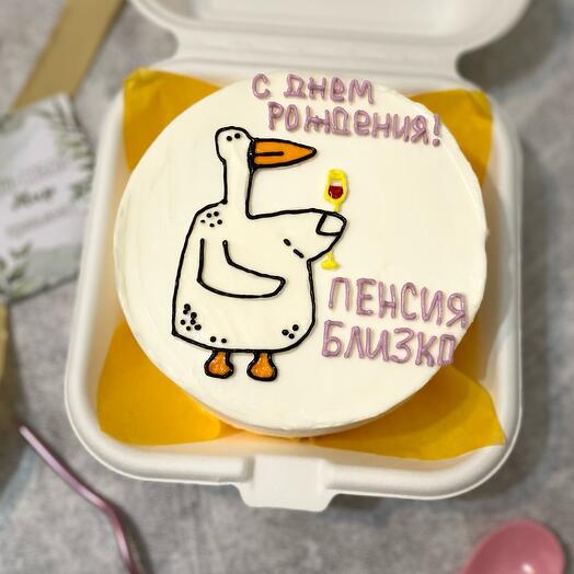 Бенто торт пенсия