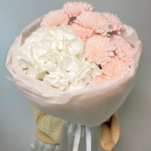 Сборный авторский букет с гортензией💞