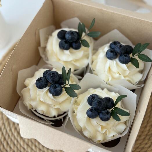 Cupcakes de arándanos