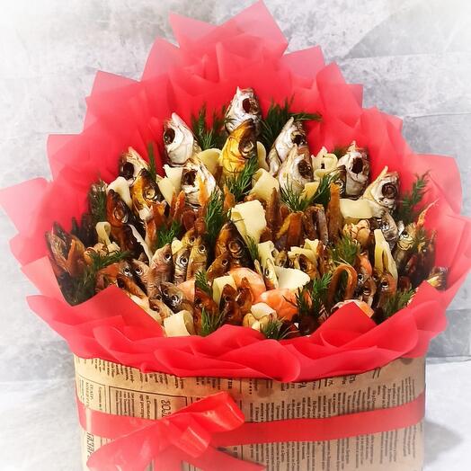 Мужской рыбный букет