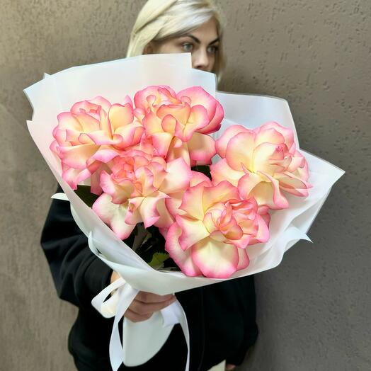 Ramo de 5 rosas francesas