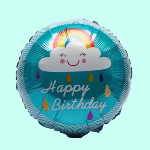 Шар гелий Happy Birthday. Helium foil balloon HAPPY BIRTHDAY