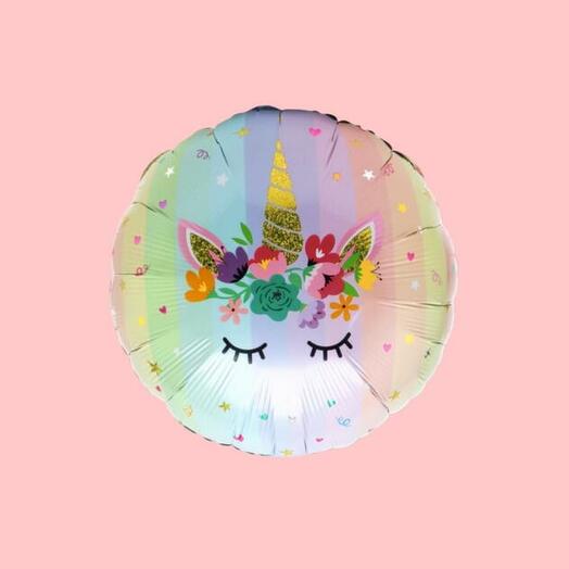 Шар гелий пони единорог. Helium foil balloon unicorn