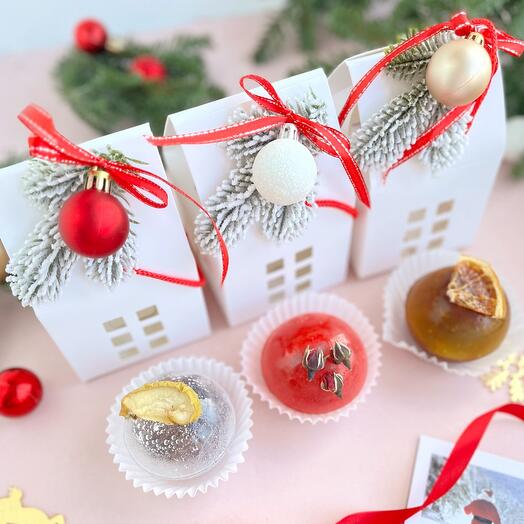 Подарочный набор чая новогодний подарок, Новый год, сестре, маме, бабушке, подруге, коллеге, родственникам