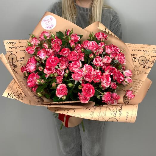 Ramo de 9 rosas de arbusto Firefox