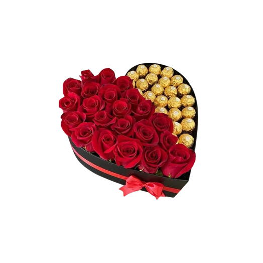 Red Roses   Ferrero Rocher box