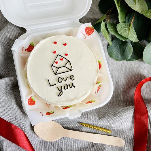 Бенто-торт love you