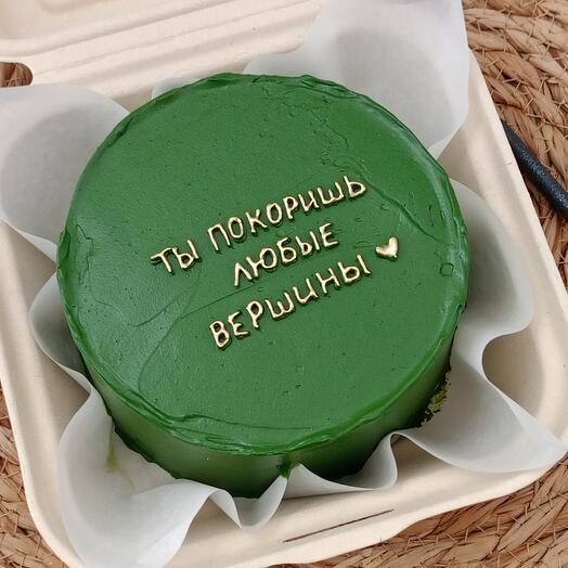 Бенто-торт с надписью