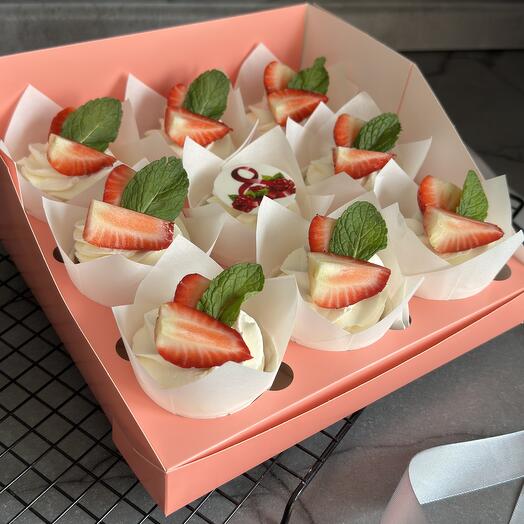 Капкейки на 8 марта