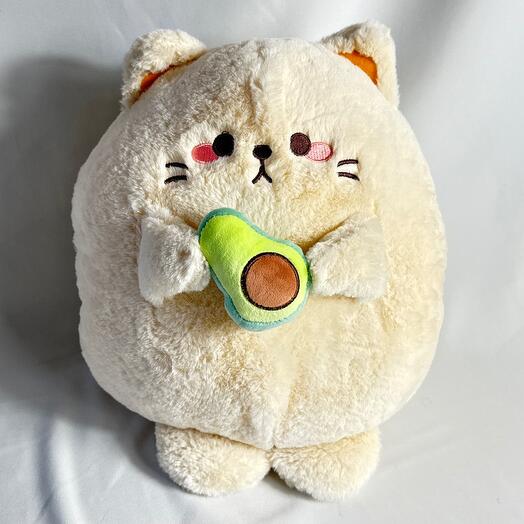 Кот с авокадо