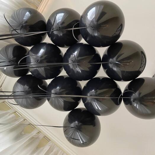 Шары под потолок черные для мужчины, для женщины, для папы, для мамы