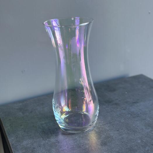 Ваза стеклянная жемчуг